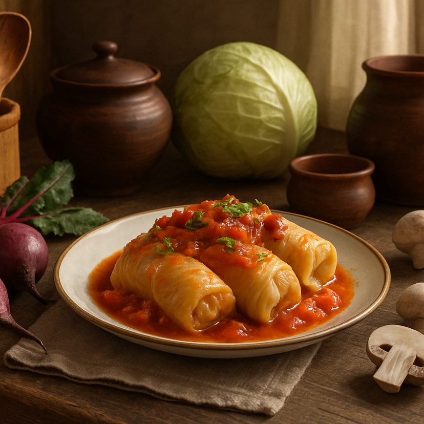 Вегетарианские блюда в русской кухне
