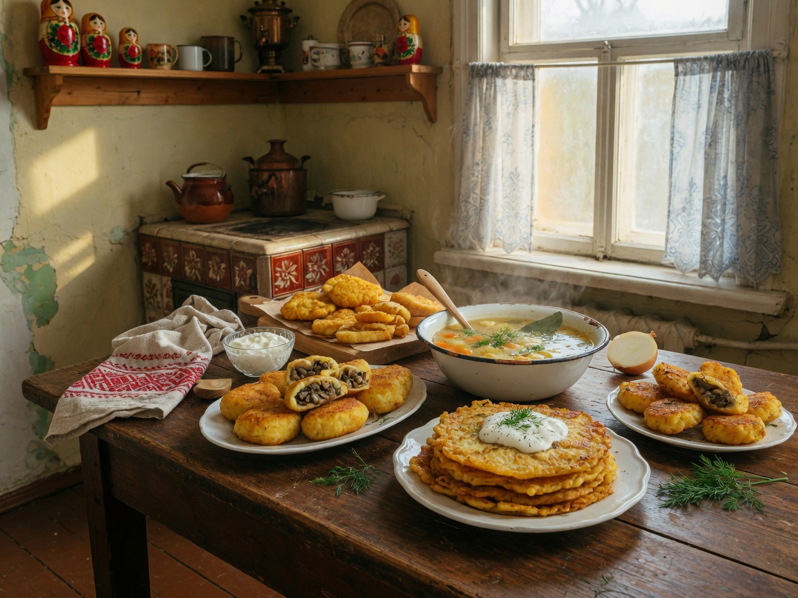 Русские блюда из картофеля