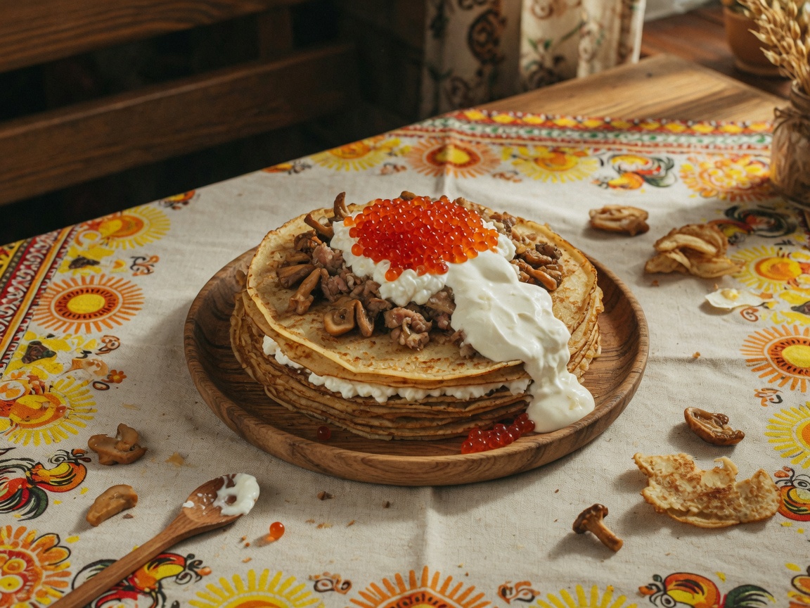 Блины на Масленицу — Начинки для блинов на Масленицу
