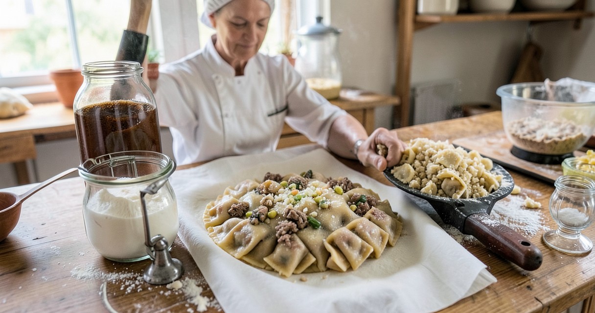 Пельмени с мясом — Технология приготовления теста Пельмени с мясом — Технология приготовления теста